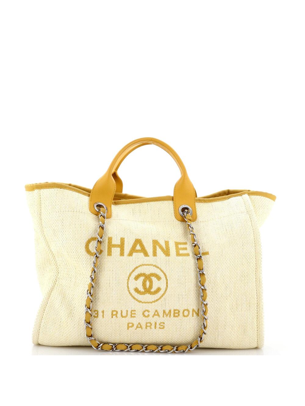 Chanel Deauville Tote Raffia Medium #357217C35B